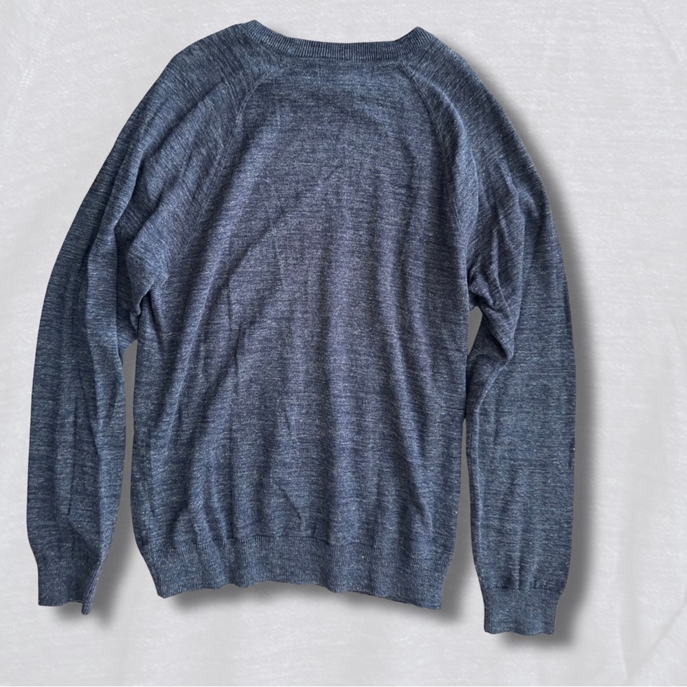 H&M Dark Blue Crew Neck Sweater - Picture 2 of 3